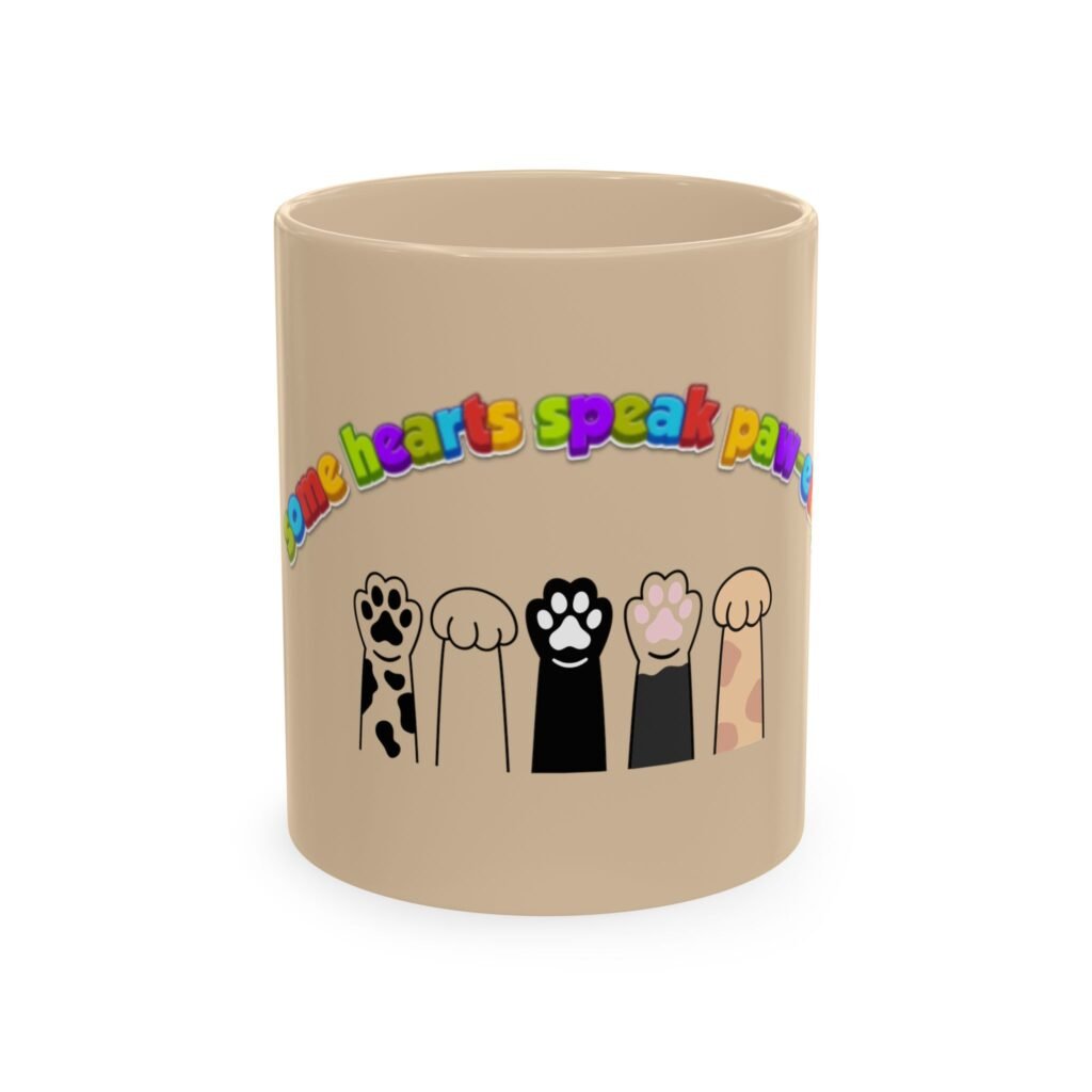 Mug en Céramique « Patounes Amoureuses »— Collection Grow with Indianna