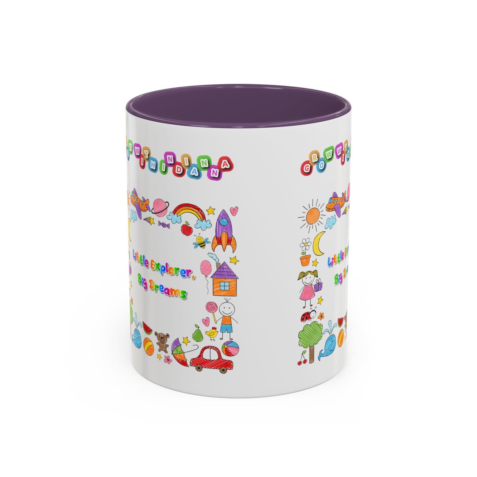 Mug Bicolore « Little Explorer, Big Dreams » - Collection Grow with Indianna – Image 33