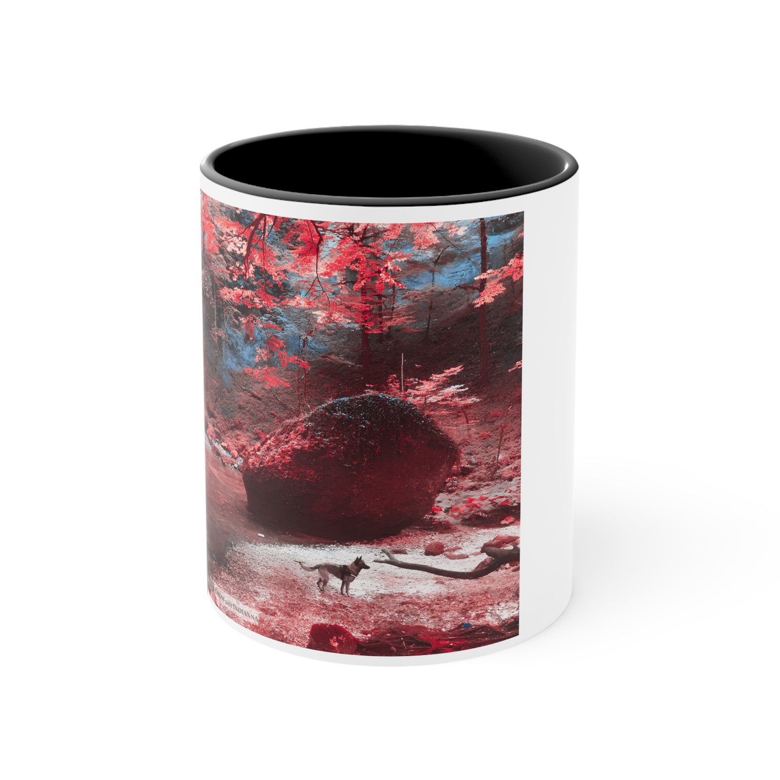 ☕ Mug Bicolore "Forêt Enchantée" – Collection Grow with Indianna – Image 5