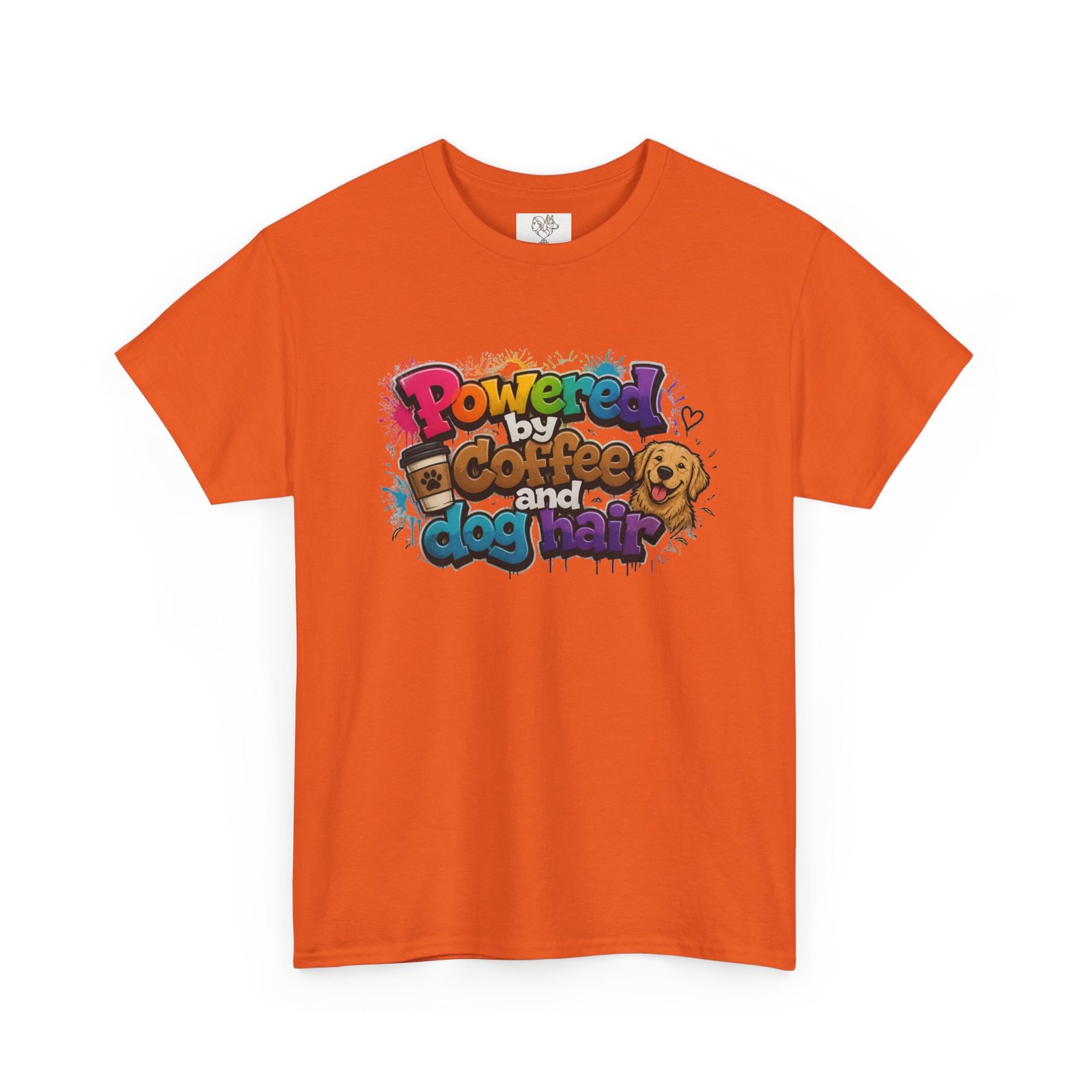 T-shirt « Powered by Coffee and Dogs » —Collection Grow with Indianna – Image 63
