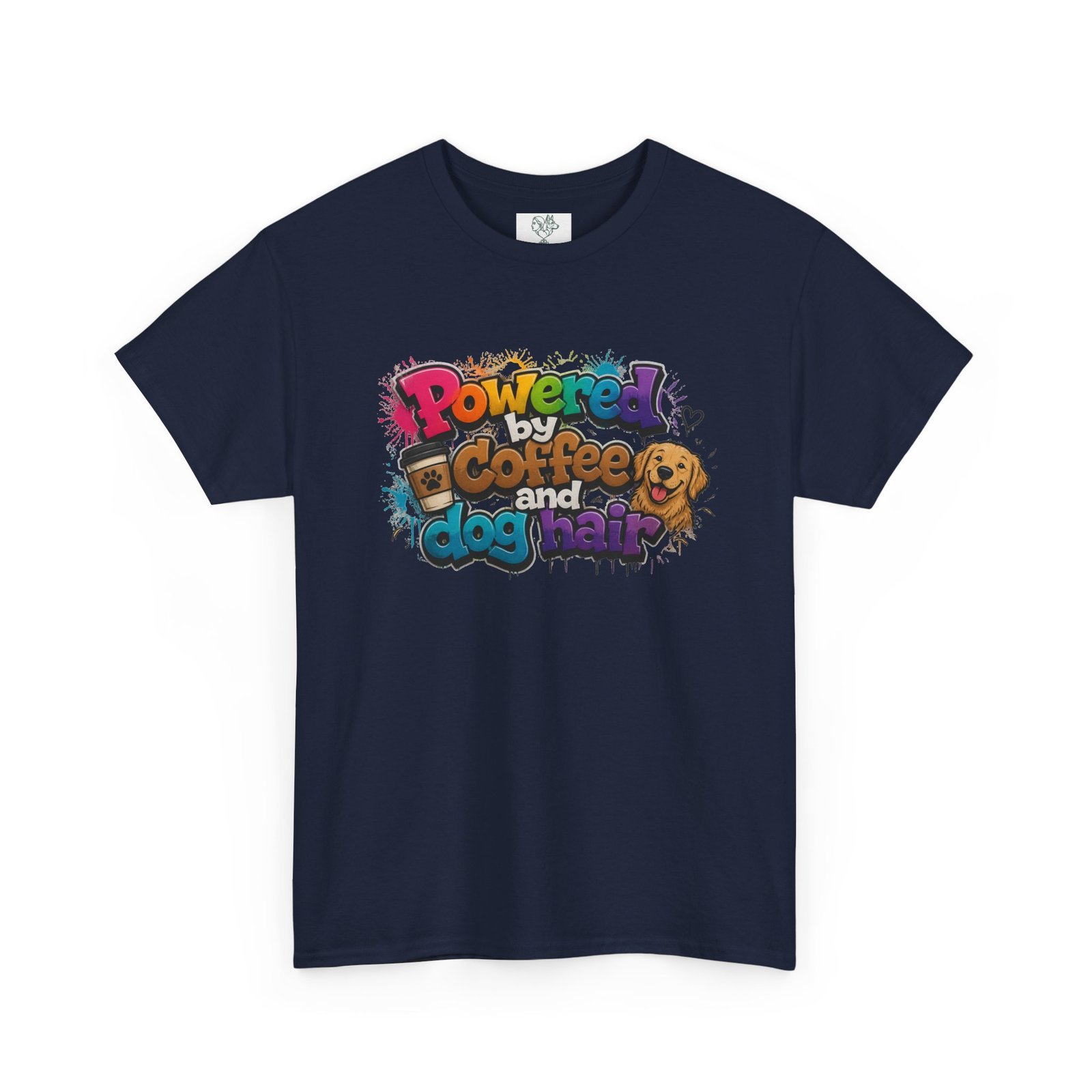T-shirt « Powered by Coffee and Dogs » —Collection Grow with Indianna – Image 215