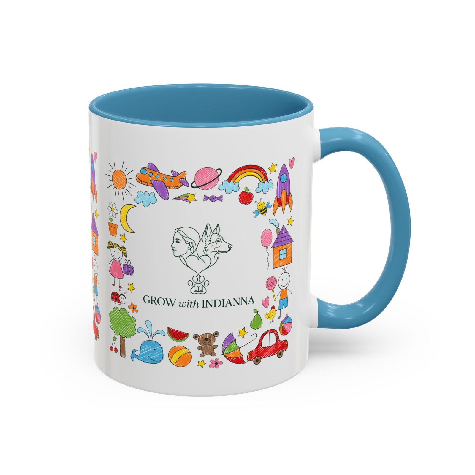 Mug Bicolore "Grow with Indianna"—Collection Grow with Indianna – Image 34