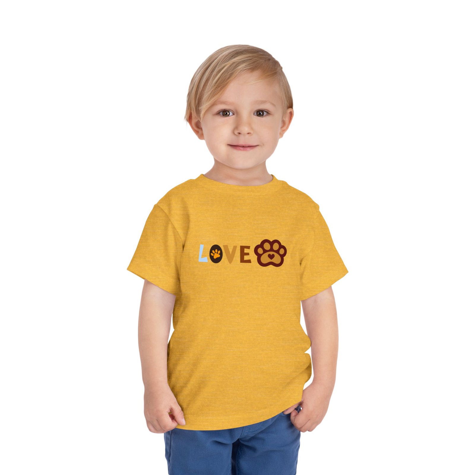 T-shirt Enfant « Love Paws » — Collection Grow with Indianna – Image 23