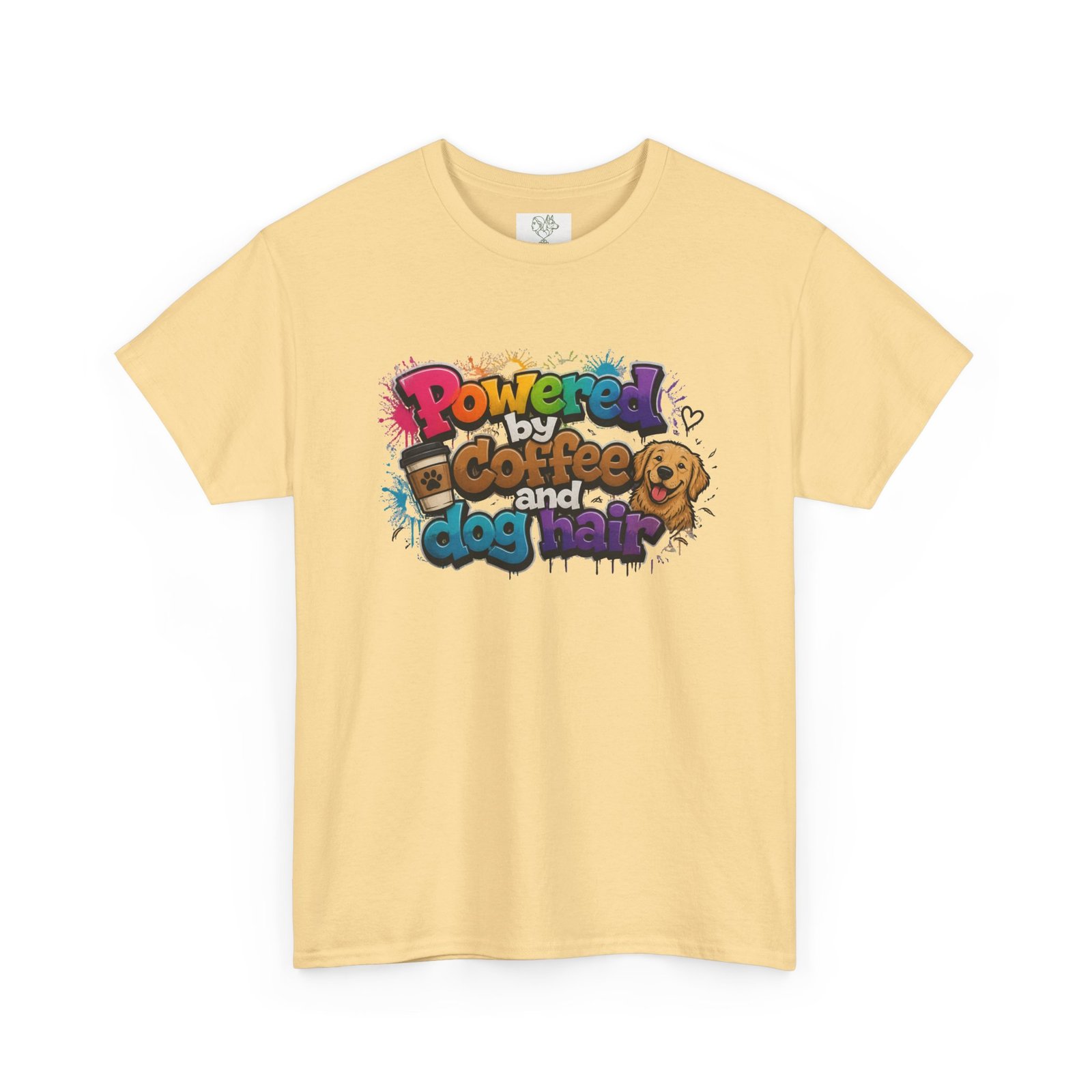 T-shirt « Powered by Coffee and Dogs » —Collection Grow with Indianna – Image 39
