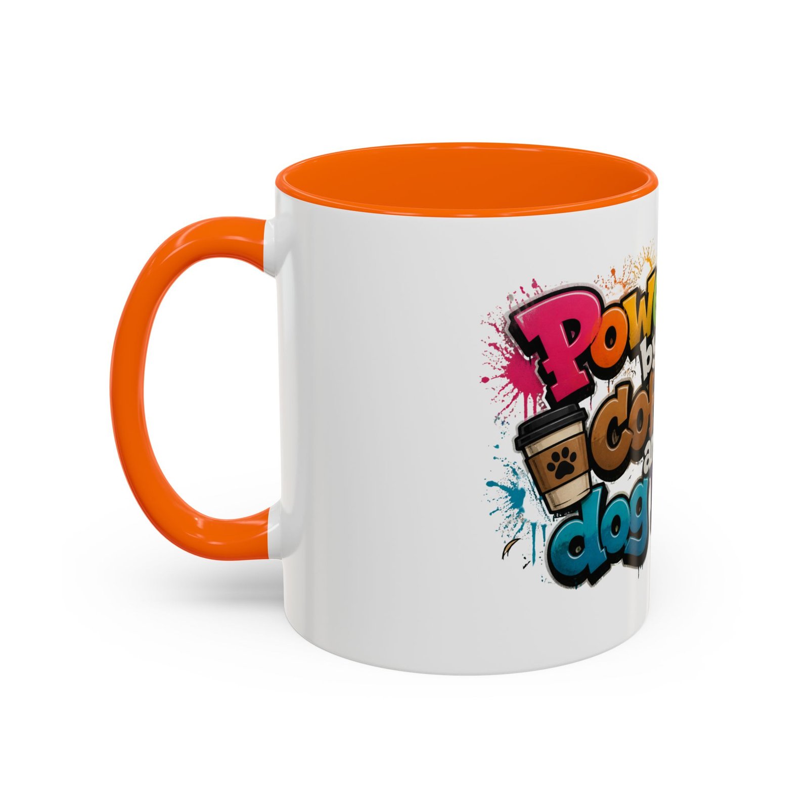 Mug Bicolore « Powered by Coffee and Dog Hair » – Collection Grow with Indianna – Image 43