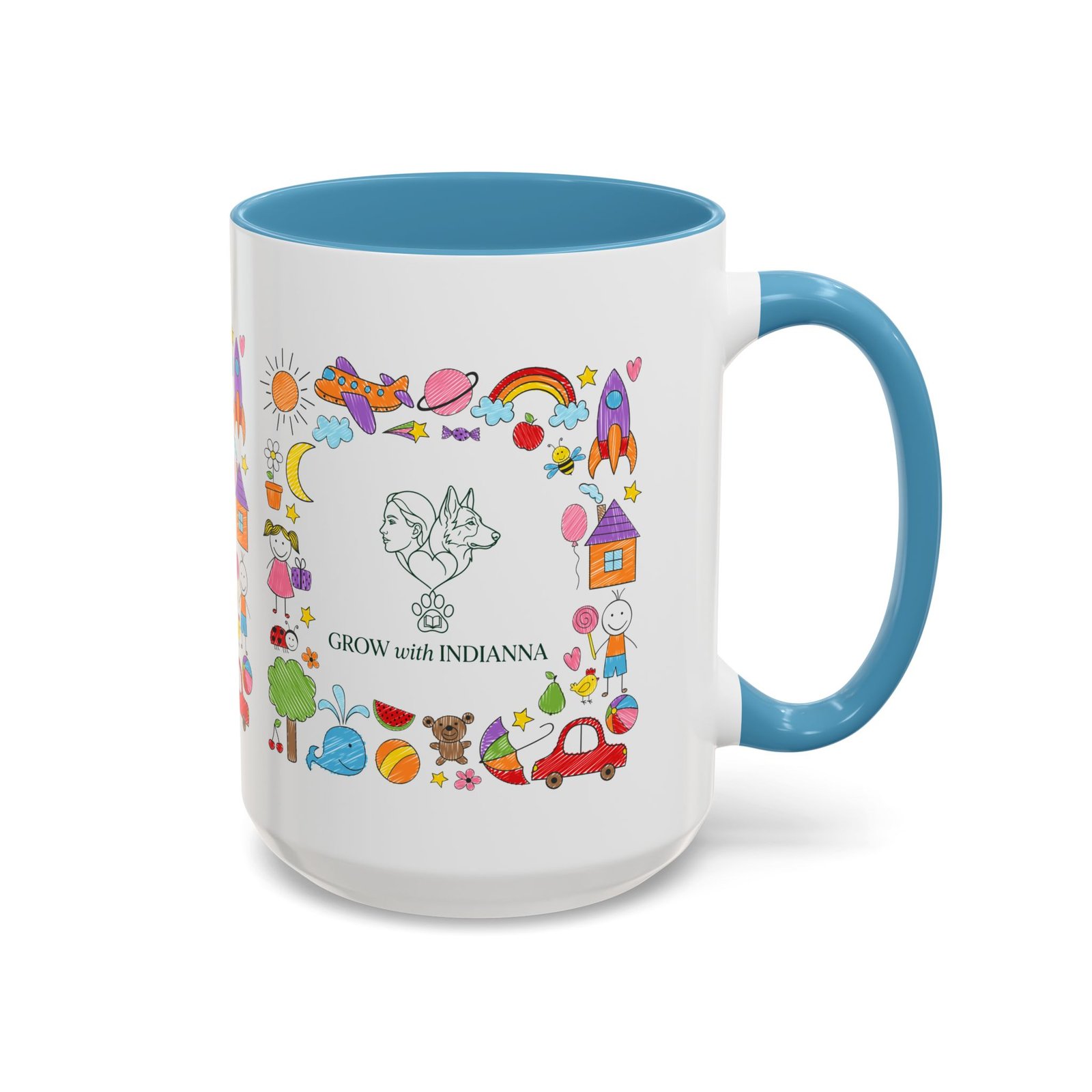 Mug Bicolore "Grow with Indianna"—Collection Grow with Indianna – Image 38