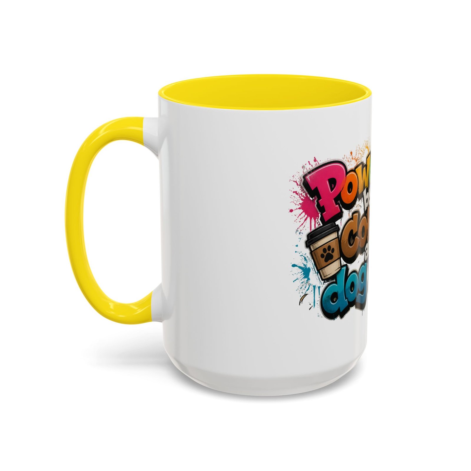 Mug Bicolore « Powered by Coffee and Dog Hair » – Collection Grow with Indianna – Image 55