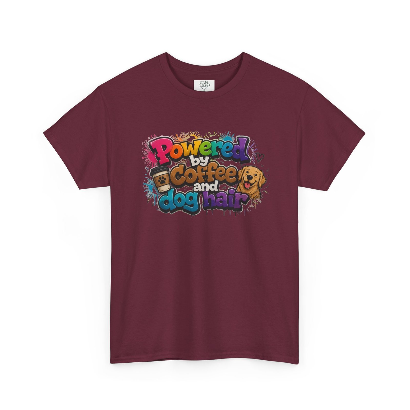 T-shirt « Powered by Coffee and Dogs » —Collection Grow with Indianna – Image 79