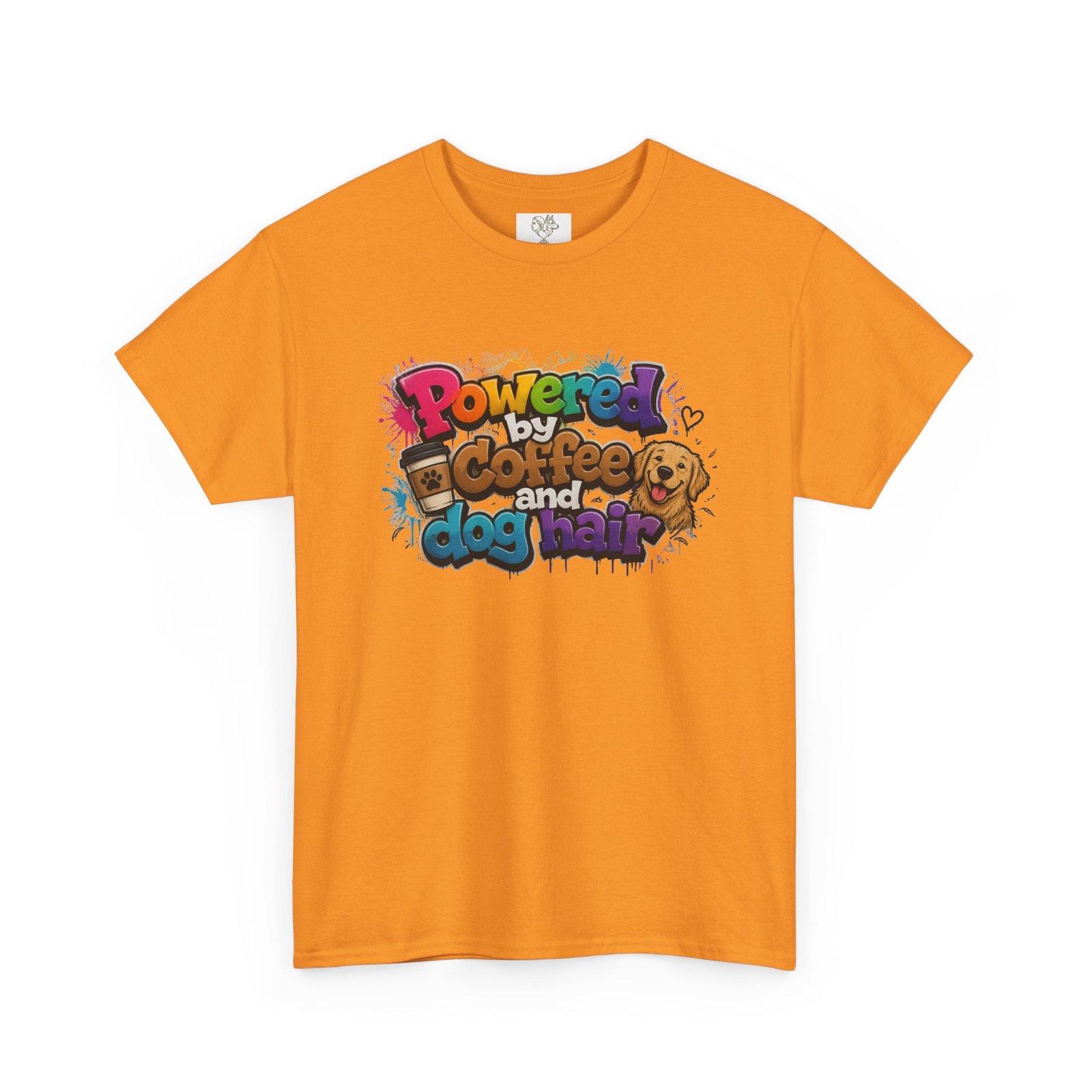 T-shirt « Powered by Coffee and Dogs » —Collection Grow with Indianna – Image 47