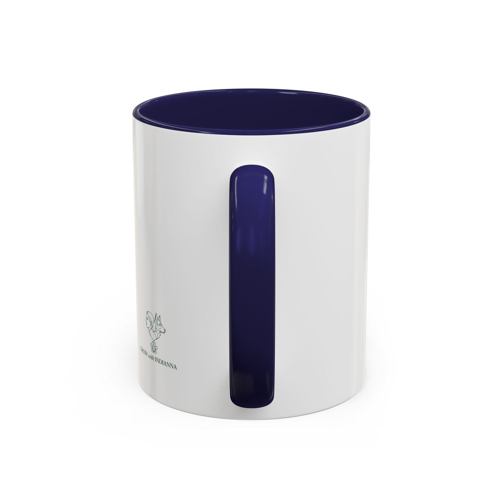 Mug Bicolore « Powered by Coffee and Dog Hair » – Collection Grow with Indianna – Image 8