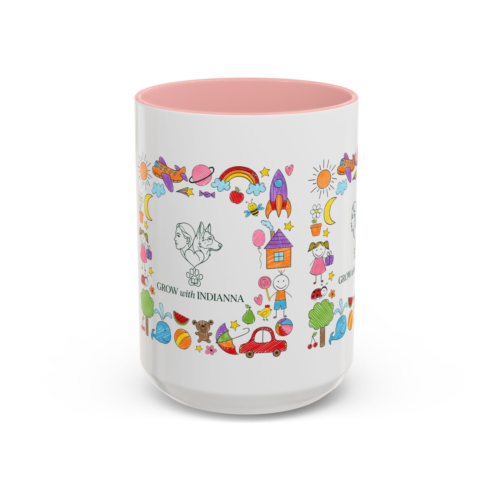 Mug Bicolore "Grow with Indianna"—Collection Grow with Indianna – Image 25