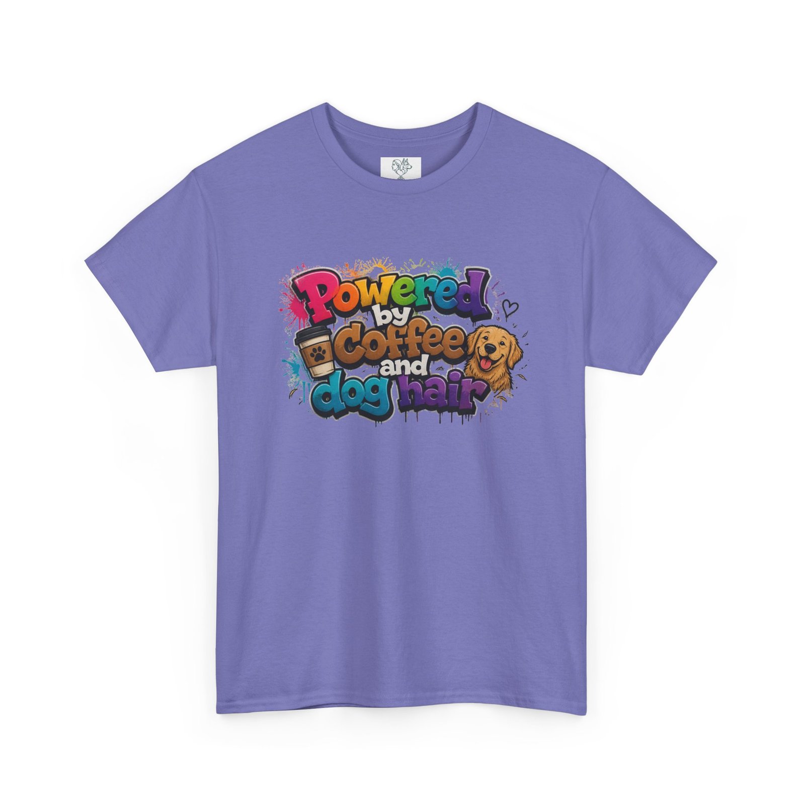 T-shirt « Powered by Coffee and Dogs » —Collection Grow with Indianna – Image 223