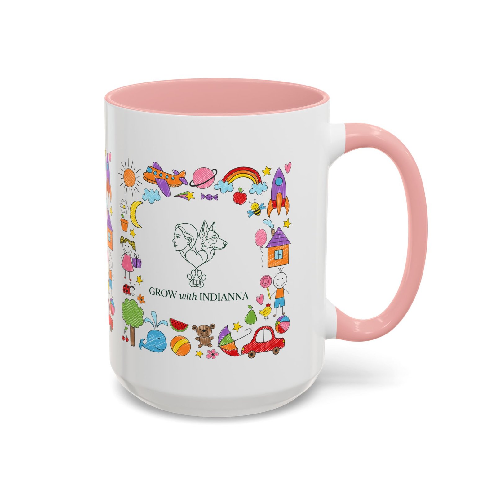 Mug Bicolore "Grow with Indianna"—Collection Grow with Indianna – Image 26
