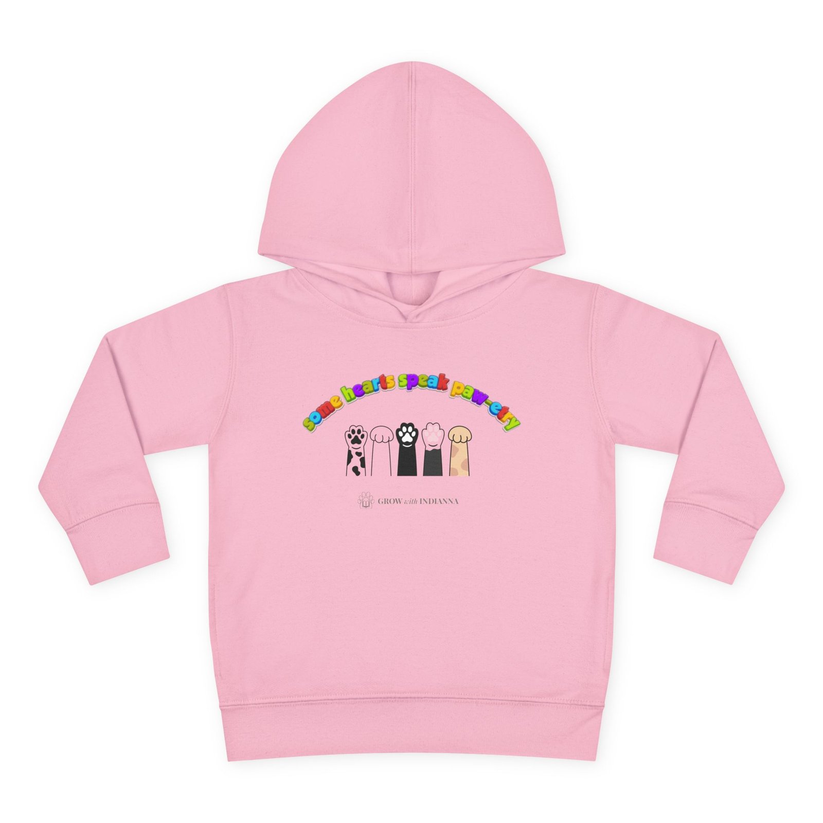 Sweat à Capuche Enfant « Paws & Rainbow » —Collection Grow with Indianna – Image 21