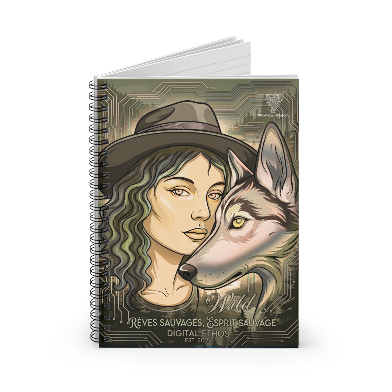 Carnet à Spirales « Mystic Indianna and her Human » — Collection Grow with Indianna – Image 2